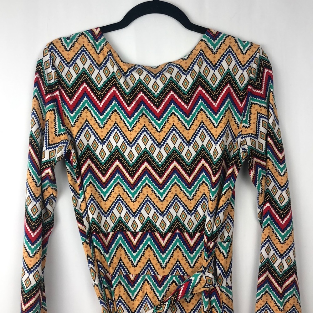 🌟2/25 MAGGIE TANG SOUTHWESTERN PRINT WRAP DRESS - Picture 5 of 7